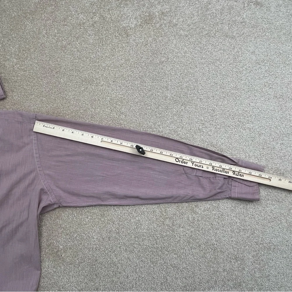 Vintage Christian Dior Shirt Adult Neck 15.5 Pink Button Up Designer Preppy Men - Picture 10 of 12
